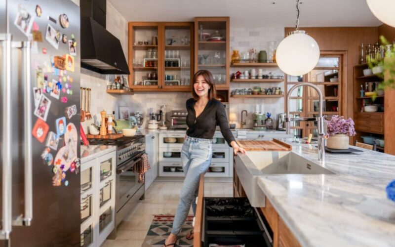 Inspirasi desain dapur dengan konsep open plan ala Agatha Suci